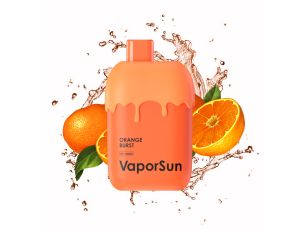 VAPORSUN 10000 PUFFS jednorazowy elektroniczny papieros smak ORANGE BURST. Papieros elektroniczny 10000 buchow