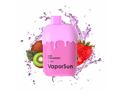 VAPORSUN 10000 PUFFS jednorazowy elektroniczny papieros smak KIWI STRAWBERRY