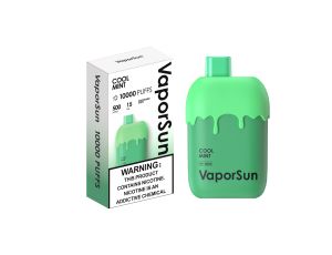 VAPORSUN 10000 PUFFS jednorazowy elektroniczny papieros smak COOL MINT - image 2