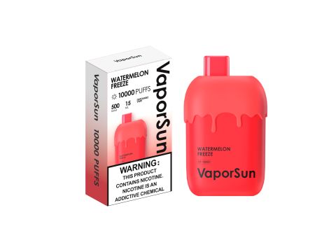 VAPORSUN 10000 PUFFS jednorazowy elektroniczny papieros smak WATERMELON FREEZE - 2