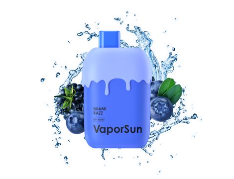 VAPORSUN 10000 PUFFS jednorazowy elektroniczny papieros smak MIAMI RAZZ - 2