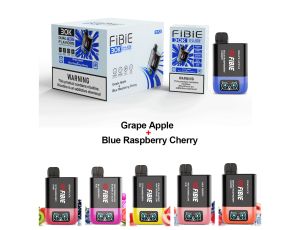 FIBIE 30000 puffs jednorazowy elektroniczny papieros GRAPE APPLE+ BLUE RASPBERRY CHERRY - image 2
