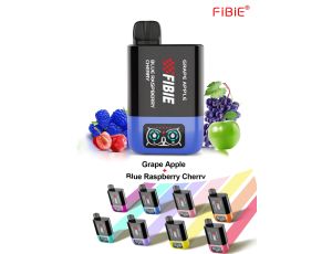 FIBIE 30000 puffs jednorazowy elektroniczny papieros GRAPE APPLE+ BLUE RASPBERRY CHERRY